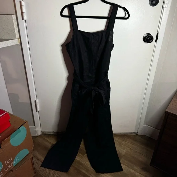 90s chanel black dress Everlanes Striped Crop Top BLUE-STRIPE / M by Sugarlips